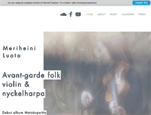 Tablet Screenshot of meriheiniluoto.com